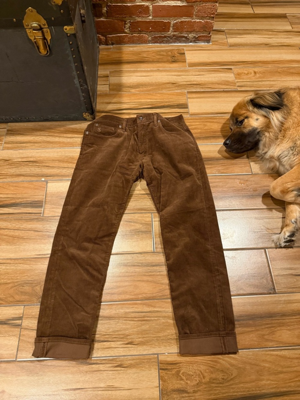 Todd Snyder Men's Brown Corduroy Trousers
